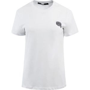 Karl Lagerfeld, Dames, Tops, Wit, Maat: L Katoen,