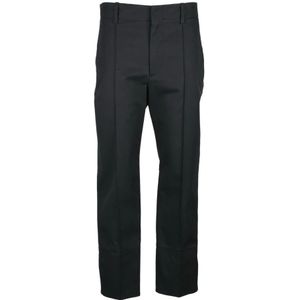 Bottega Veneta, Dames, Broeken, Blauw, Maat: XS Katoen,