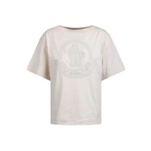 Moncler T-Hemden , Beige , Dames , Maat: XS