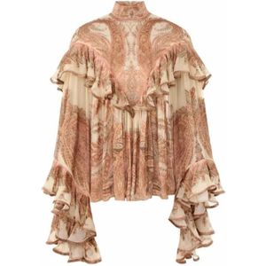 Zimmermann, Dames, Blouses & Shirts, Veelkleurig, Maat: XS