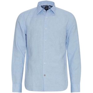 Hugo, Heren, Overhemden, Blauw, Maat: L Katoen,