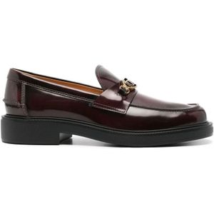 Tod's, Dames, Schoenen, Rood, Maat: 39 EU Leer,