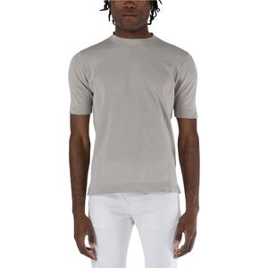 Filippo De Laurentiis, Heren, Tops, Grijs, Maat: XL