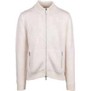 Eleventy, Heren, Truien, Wit, Maat: XL Wol,