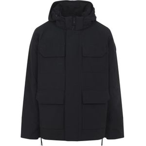 Canada Goose, Heren, Jassen, Zwart, Maat: L Katoen,