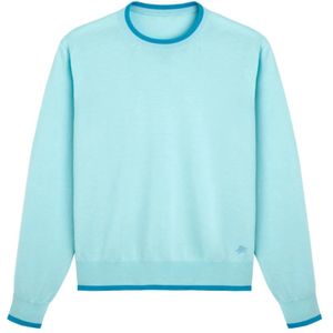 Vilebrequin, Heren, Truien, Blauw, Maat: S Zijde,