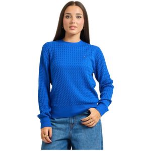 Tommy Hilfiger, Dames, Truien, Blauw, Maat: XS