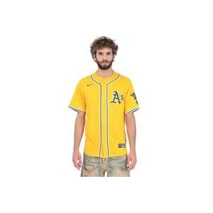Nike Athletics Officiële Replica Gele Shirt , Yellow , Heren , Maat: S
