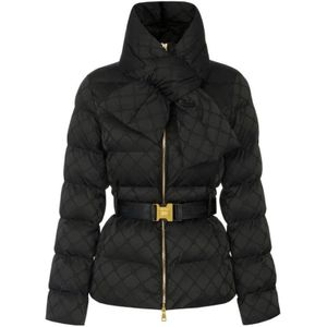 Elisabetta Franchi, Dames, Jassen, Zwart, Maat: M Voile,