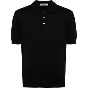 La Fileria, Heren, Tops, Zwart, Maat: 2XL Katoen,