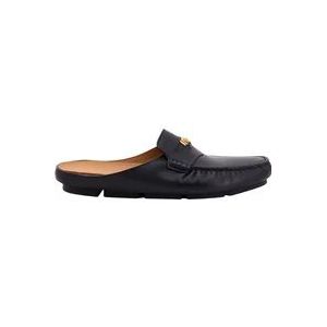 Versace Schoenen Sandalen Zwart Aw23 , Black , Heren , Maat: 39 1/2 EU