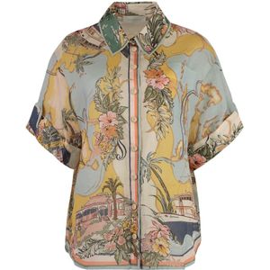 Zimmermann, Dames, Blouses & Shirts, Veelkleurig, Maat: L