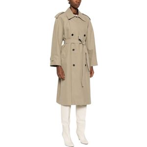 Dunst, Dames, Mantels, Beige, Maat: M Katoen,