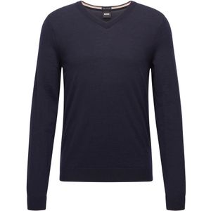 Hugo, Heren, Truien, Blauw, Maat: M Katoen,