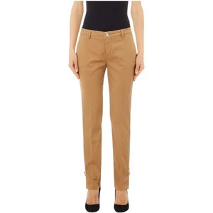 Liu Jo, Dames, Broeken, Beige, Maat: W31 Katoen,