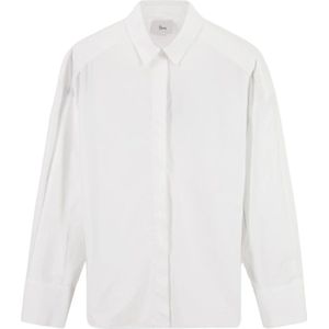 8Pm, Dames, Blouses & Shirts, Wit, Maat: M Wol,