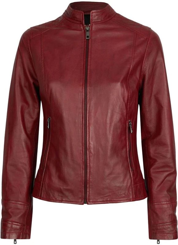 Bugatti - Leren Jas - Rood - Dames