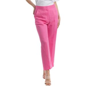 Msgm, Dames, Broeken, Roze, Maat: 2XS