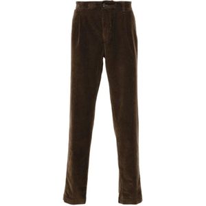 Peserico, Heren, Broeken, Bruin, Maat: 2XL Corduroy,