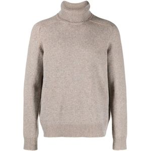 Zegna, Heren, Truien, Beige, Maat: 2XL Kasjmier,