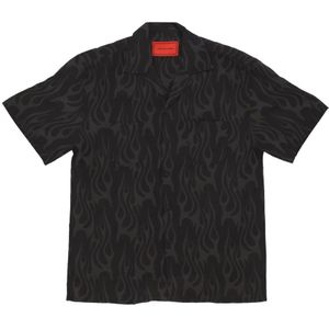 Vision OF Super, Heren, Overhemden, Zwart, Maat: S Lame,