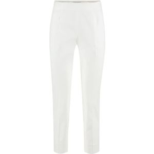 Peserico, Dames, Broeken, Wit, Maat: 2XL Katoen,