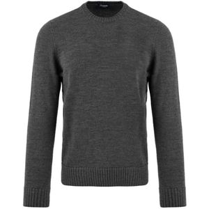 Drumohr, Heren, Truien, Grijs, Maat: L