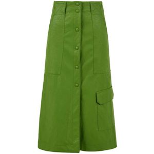 Beatrice .b, Dames, Rokken, Groen, Maat: 2XS