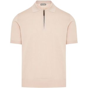 Canali, Heren, Tops, Beige, Maat: 2XL Katoen,