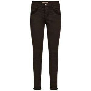 MOS Mosh, Dames, Jeans, Bruin, Maat: W28 Katoen,