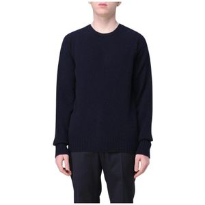 Drumohr, Heren, Truien, Blauw, Maat: S Kasjmier,