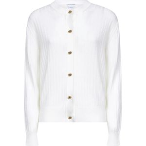 Bottega Veneta, Dames, Truien, Wit, Maat: S Wol,