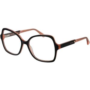 Guess - Zwarte Vlinder Optische Monturen - Dames - Veerscharnier