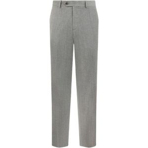Brooks Brothers, Heren, Broeken, Grijs, Maat: W34 Wol,