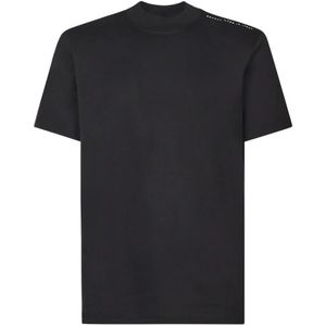 Dondup, Heren, Tops, Zwart, Maat: L Katoen,