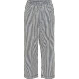 Kaffe - KAnaya - Capri Broek - Nachtblauw/Wit - Gestreept - Loosefit - High Waist