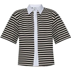 Max Mara, Dames, Blouses & Shirts, Veelkleurig, Maat: 2XS Jersey,