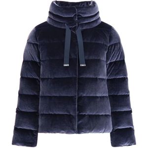 Herno - Damesjas - Blauw - 90% Dons - Winterjas