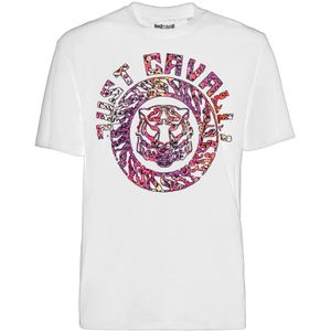 Just Cavalli, Heren, Tops, Wit, Maat: XS