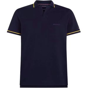 Tommy Hilfiger, Heren, Tops, Blauw, Maat: S Katoen,