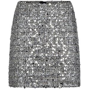 Co'Couture, Dames, Rokken, Grijs, Maat: M Wol,