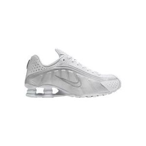 Nike Ruimtegeïnspireerde Shox R4 Sneakers , White , Heren , Maat: 45 1/2 EU