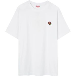 Kenzo, Heren, Tops, Wit, Maat: M Katoen,