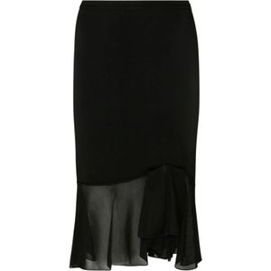 Tom Ford, Dames, Rokken, Zwart, Maat: S Viscose,
