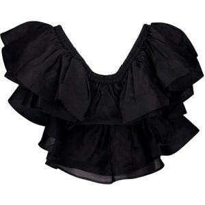 Zimmermann, Dames, Blouses & Shirts, Zwart, Maat: S Zijde,