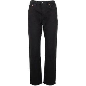 Levi's, Dames, Jeans, Zwart, Maat: W32 Katoen,