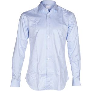Xacus, Heren, Overhemden, Blauw, Maat: S Katoen,