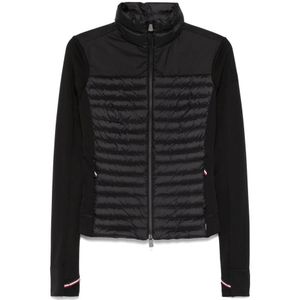 Moncler, Dames, Jassen, Zwart, Maat: XS Jersey,