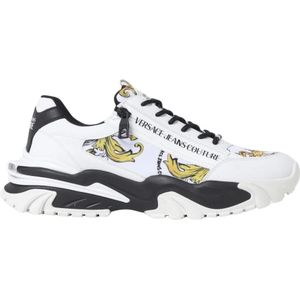 Versace Jeans Couture - Sneakers - Wit - Leer - Chunky Silhouet