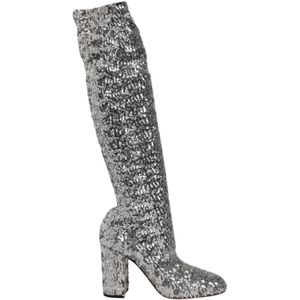 Dolce & Gabbana, Dames, Schoenen, Grijs, Maat: 36 EU